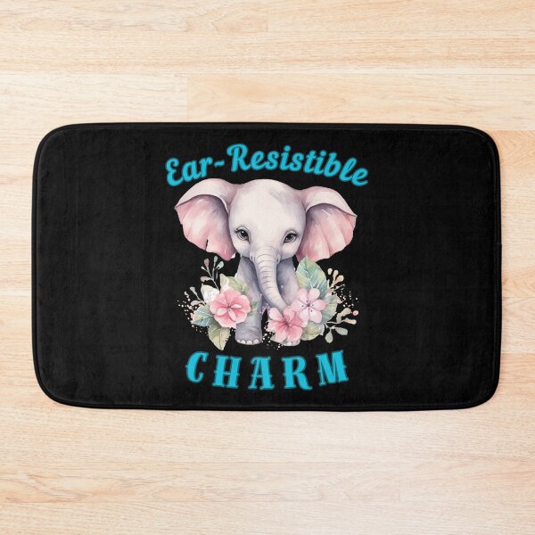 Item preview, Ear-Resistible Charm. adorable elephant designed and sold by ElephantVibes.