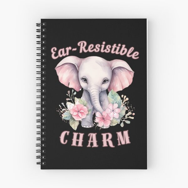 Item preview, Ear-Resistible Charm. elephant quote designed and sold by ElephantVibes.