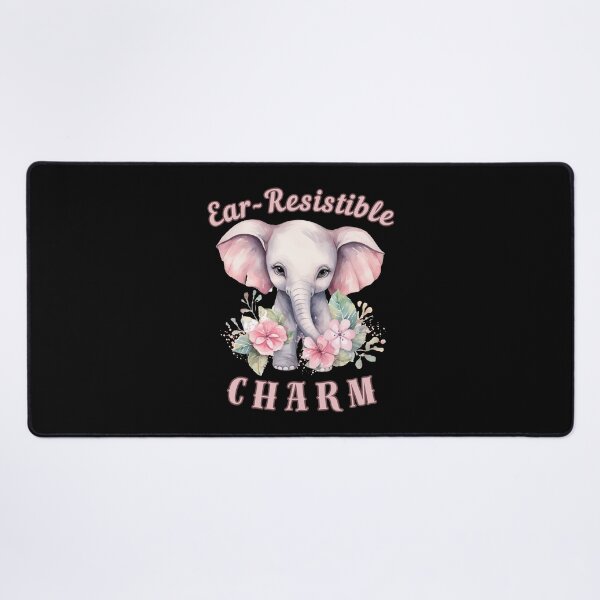 Item preview, Ear-Resistible Charm. elephant quote designed and sold by ElephantVibes.