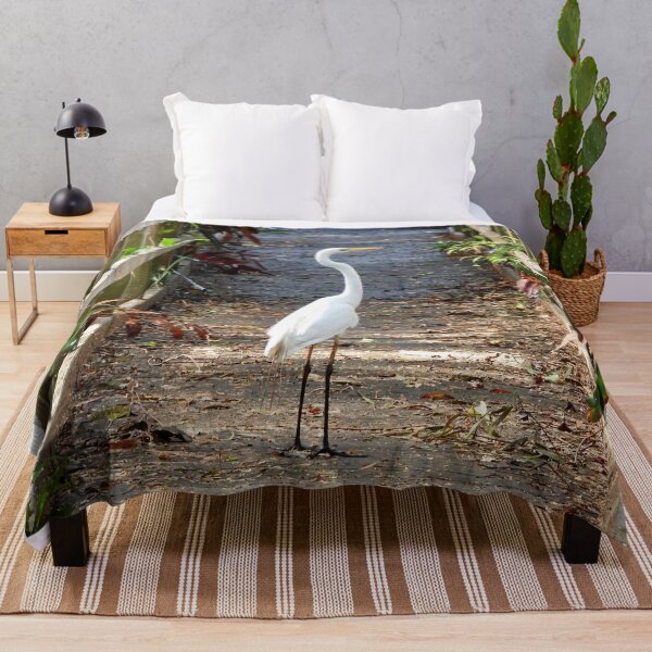Item preview,  Egret on bridge designed and sold by Mark Grimsley.