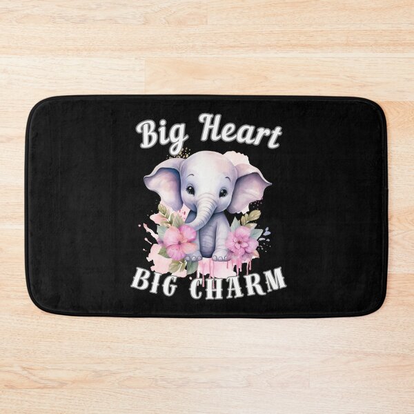 Item preview, Big Heart, Big Charm designed and sold by ElephantVibes.