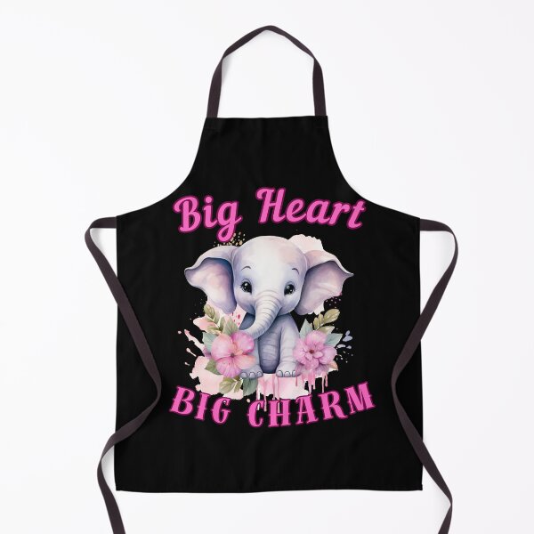 Item preview, Big Heart, Big Charm. elephant head designed and sold by ElephantVibes.