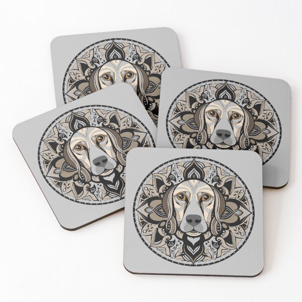 Item preview, Beagle Dog Mandala With No Border designed and sold by GlobalMandala.