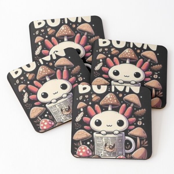 Item preview, Axolotl en una taza de café designed and sold by Bit Canvas.