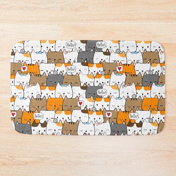 Item preview, Cat Pattern designed and sold by IslandDesignArt.