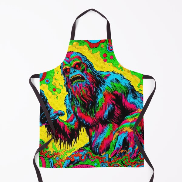 Item preview, Trippy Psychedelic Rainbow Camouflage Bigfoot designed and sold by AIPixelMaster.