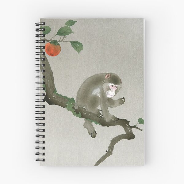 Item preview, M-020 Monkey on Persimmon Branch designed and sold by StuartHammond.