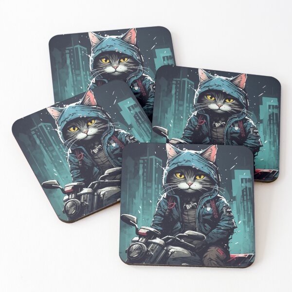 Item preview, My Ciberpunk Cat designed and sold by Artcollectionus.