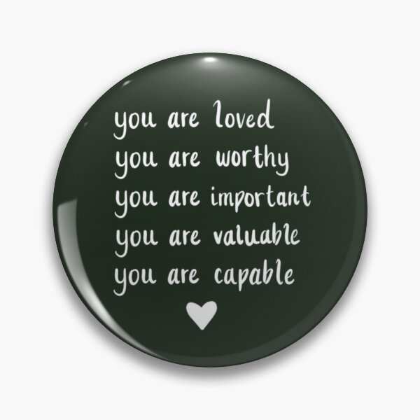 Item preview, You are Loved - Positive Affirmations  designed and sold by madebyhandesign.