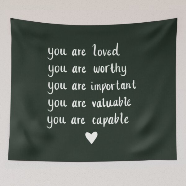 Item preview, You are Loved - Positive Affirmations  designed and sold by madebyhandesign.