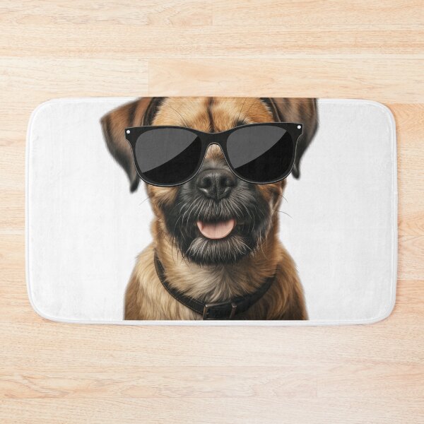 Item preview, Border Terrier Wearing Sunglasses designed and sold by TheAnimalZ00.
