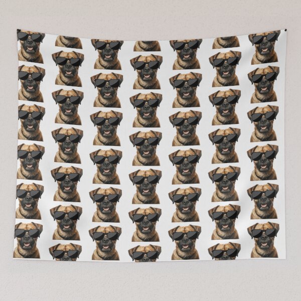 Item preview, Border Terrier Wearing Sunglasses designed and sold by TheAnimalZ00.