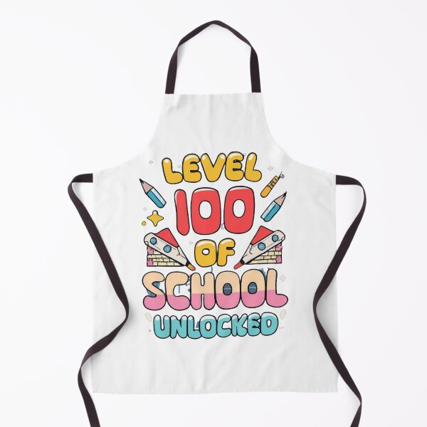 Artikelvorschau, Level 100 Schultage freigeschaltet entworfen und verkauft von MindFrank.
