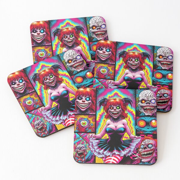 Item preview, Trippy Psychedelic Big Top Clown Monsters! designed and sold by AIPixelMaster.