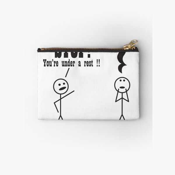 Item preview, Stop! You're Under a Rest. Musical humo designed and sold by Slassyat.