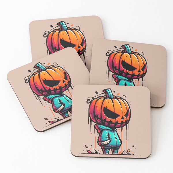 Item preview, Pumpkin Head Splatter - Halloween Cartoon designed and sold by Kwanbaba21.