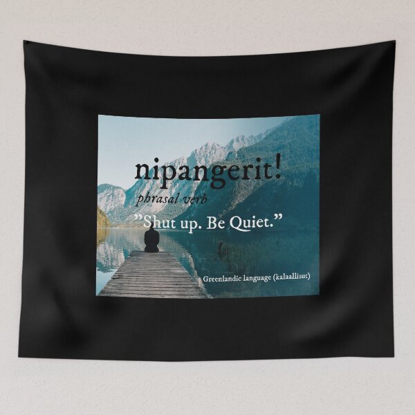 Item preview, Fun Greenlandic Word Kalaallisut Nipangerit! designed and sold by GraTEEtude.