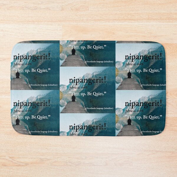 Item preview, Fun Greenlandic Word Kalaallisut Nipangerit! designed and sold by GraTEEtude.