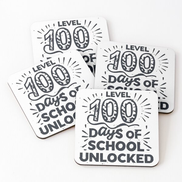 Artikelvorschau, Level 100 Schultage freigeschaltet entworfen und verkauft von MindFrank.
