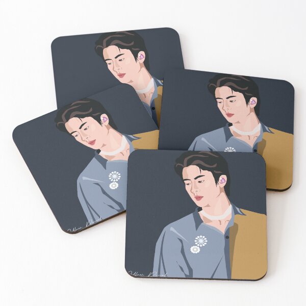 Artikelvorschau, Kim Seok-jin Illustration | K-Pop entworfen und verkauft von Creative_verse108.