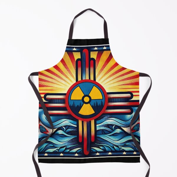 Item preview, Nuclear New Mexico Flag Zia designed and sold by Cord75.