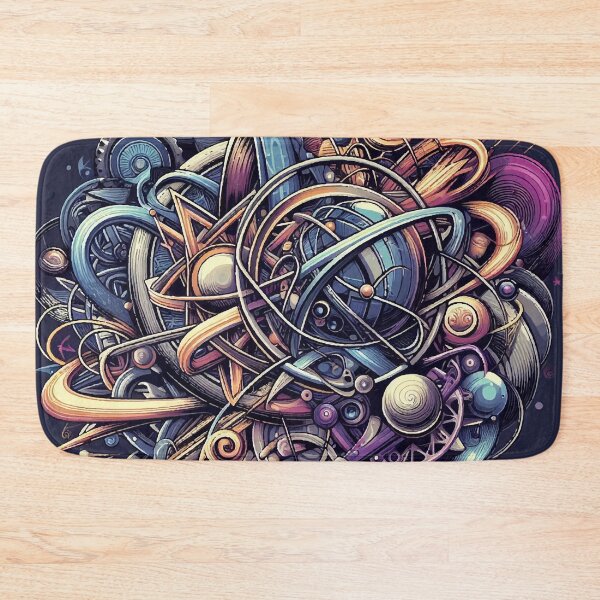Item preview, Cosmic Tangles of Vibrant Colors designed and sold by Gacram.