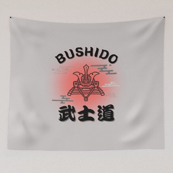 Item preview, " Warrior's Pathway Tee: Bushido Legacy " Red designed and sold by Wabi-SabiStudio.