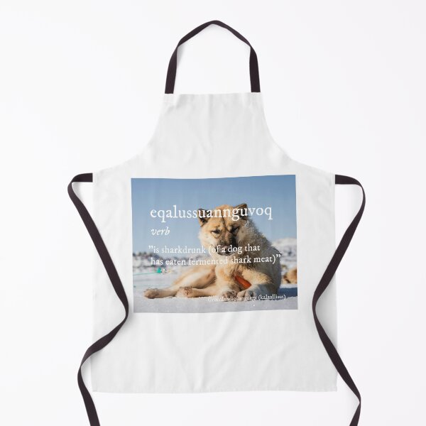 Item preview, Fun Greenlandic Word Kalaallisut Greenland Sled Dog Sharkdrunk designed and sold by GraTEEtude.
