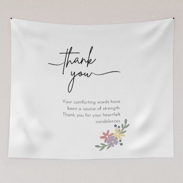 Item preview, thank you for the condolences card, thank you for bereavement  designed and sold by helkav.