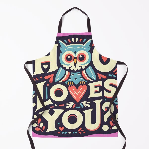 Item preview, Hoo Loves You, typography, Valentine designed and sold by maxmaj.