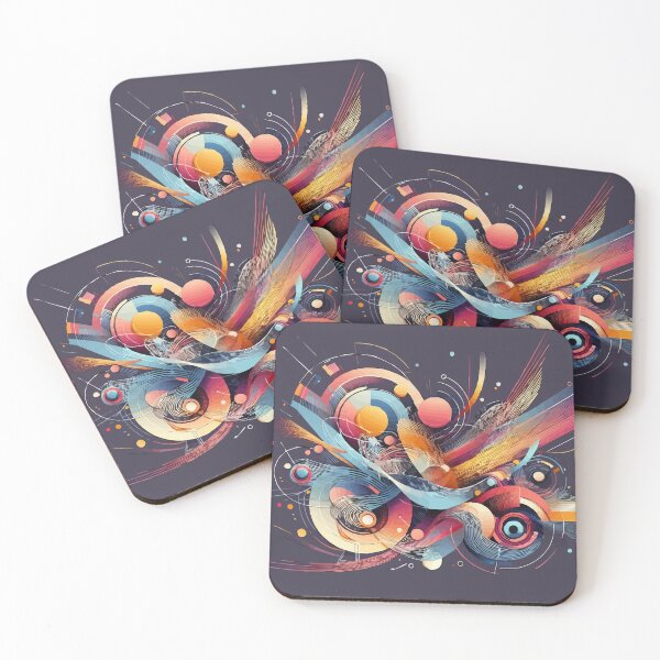 Item preview, Cosmic Dance of Vibrant Colors designed and sold by Gacram.