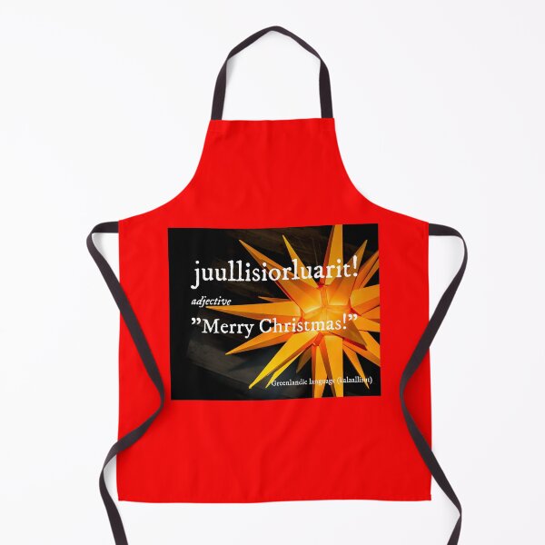 Item preview, Orange Christmas Star Greenland Merry Christmas Greenlandic designed and sold by GraTEEtude.