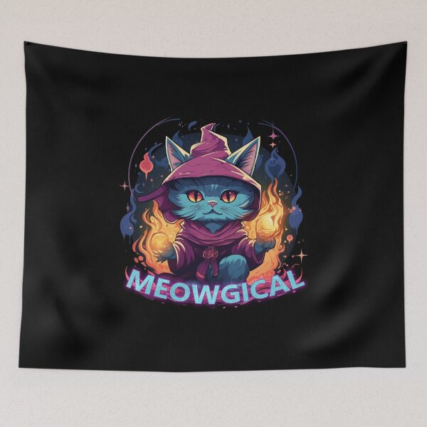 Item preview, Meowgical cat designed and sold by GobbleGoblin.