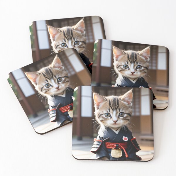 Item preview, Samurai Kitty designed and sold by ChimericCreate.