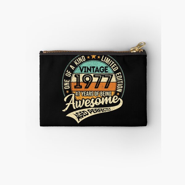 Item preview, One of a kind - Vintage 1977 - 47 years of being awesome - aged perfectly - limited edition - 2024 birthday designed and sold by oudinmeissArt.