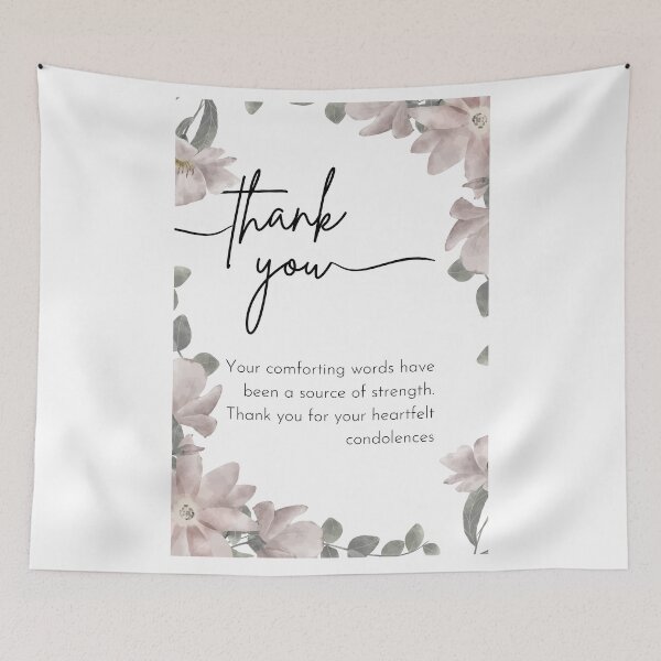 Item preview, thank you for the condolences card, thank you for bereavement  designed and sold by helkav.