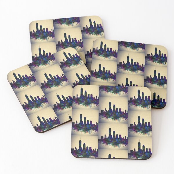 Item preview, painted skyline designed and sold by heeellothere.