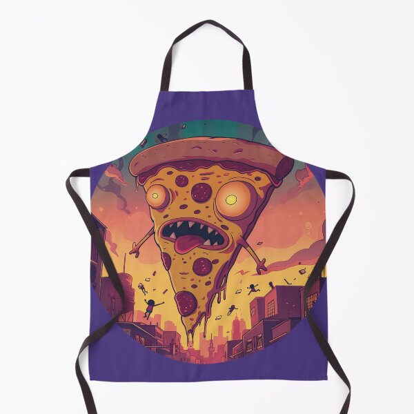 Item preview, Attack of the Floating Pizza designed and sold by Leevie.