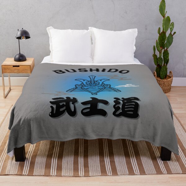 Item preview, " Warrior's Pathway Tee: Bushido Legacy " Blue designed and sold by Wabi-SabiStudio.