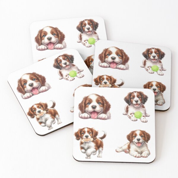 Item preview, Cute Brittany Puppies designed and sold by TheAnimalZ00.