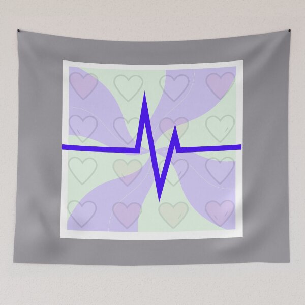 Item preview, Heartbeat Purple: Pulse of Passion Collection designed and sold by DaiInMetropolis.