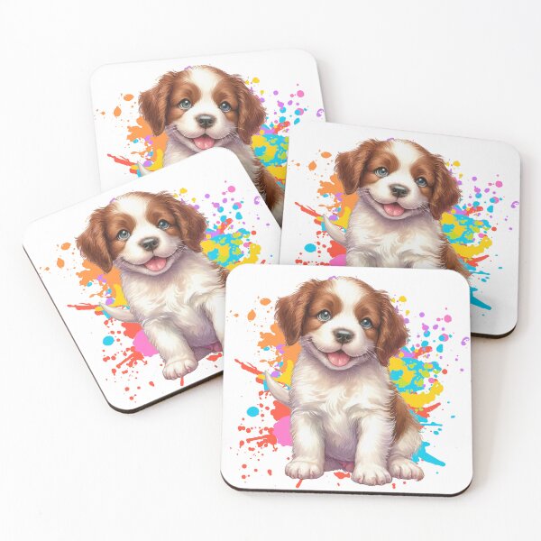 Item preview, Wtercolor Brittany Puppy designed and sold by TheAnimalZ00.