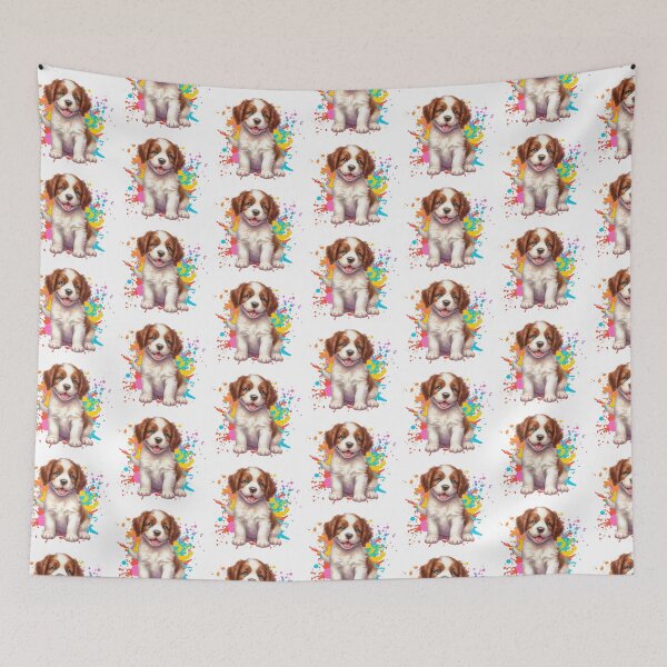 Item preview, Wtercolor Brittany Puppy designed and sold by TheAnimalZ00.