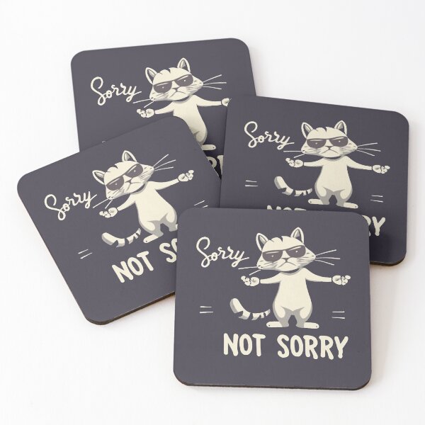 Item preview, Sorry Not Sorry designed and sold by MindFrank.