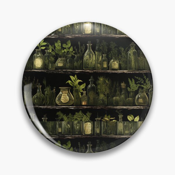 Item preview, Witchcore herbs pharmacy - Vintage botanical witch apothecary Plants  - witchy girl wiccan witch fantasy books reader designed and sold by Fantasy Cache.