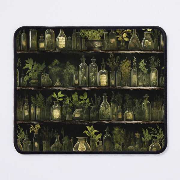 Item preview, Witchcore herbs pharmacy - Vintage botanical witch apothecary Plants  - witchy girl wiccan witch fantasy books reader designed and sold by Fantasy Cache.