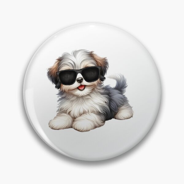 Item preview, Havanese Puppy Wearing Sunglasses designed and sold by TheAnimalZ00.