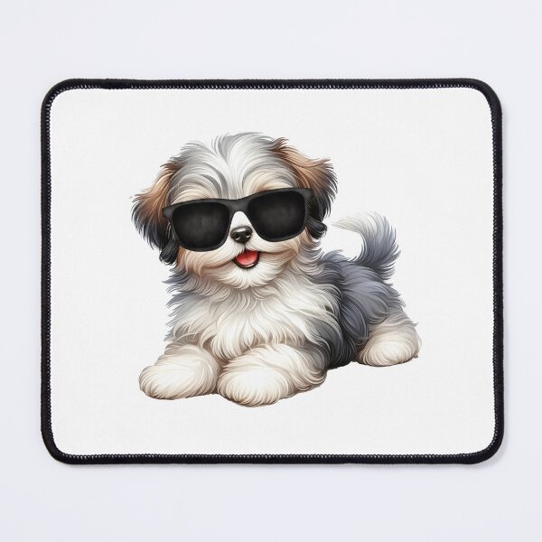 Item preview, Havanese Puppy Wearing Sunglasses designed and sold by TheAnimalZ00.
