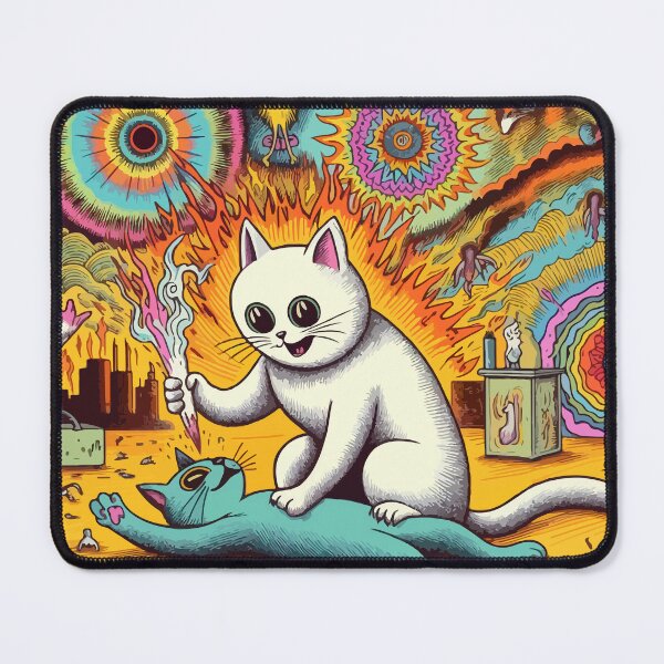Item preview, Cosmic Cat in the Psychedelic World designed and sold by Gacram.