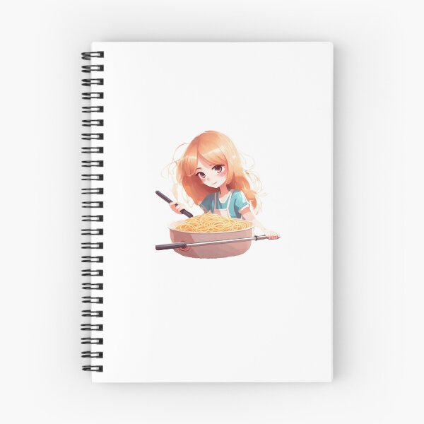 Item preview, Girl Eating Spaghetti Cute Kawaii Girl Eating spaghetti Cute Anime Girl Eating Spaghetti  designed and sold by MatthewViews.